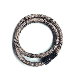 Swarovski Snake Skin Wrap Bracelet